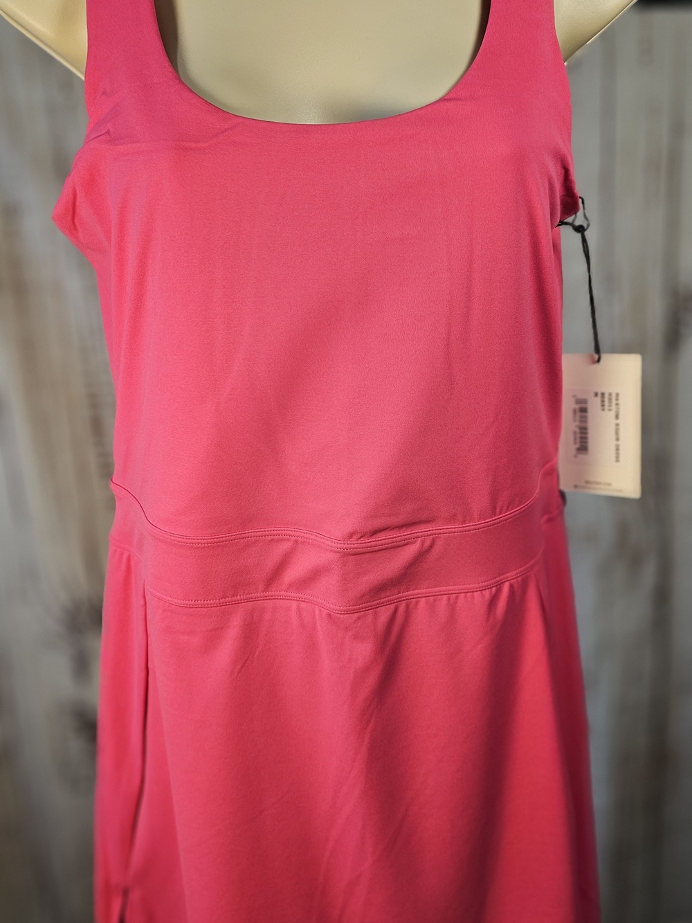 SPLITS59 Martina Rigor Dress Berry Pink Built-In Shorts Lined Athletic Tennis